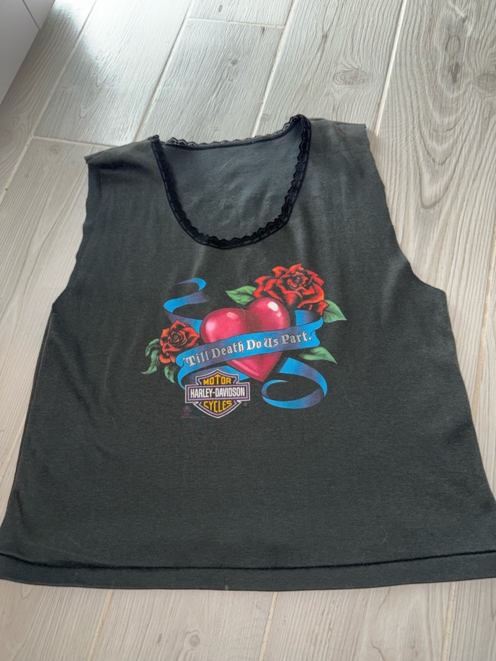 *1984* Harley-Davidson Black Cutoff Graphic Tee